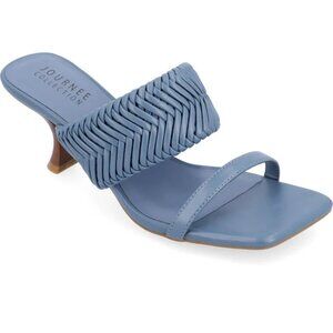 Journee Collection MONYKA Square toe Slip on Heels